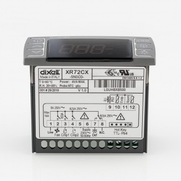 XR72CX 230V - termostat digital format